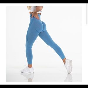 Nvgtn Sky Blue Seamless Leggings